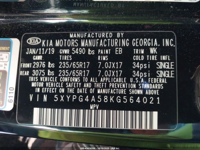 Kia Sorento 3.3l Lx Image 11