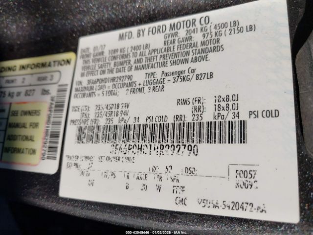 Ford Fusion Se Image 7