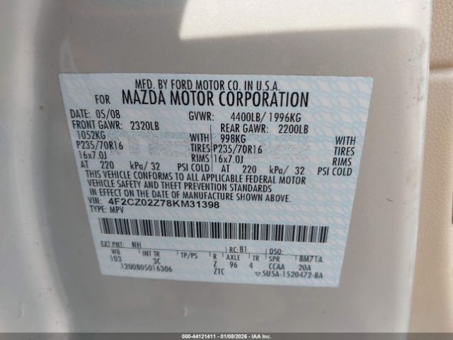 Mazda Tribute I Touring Image 11