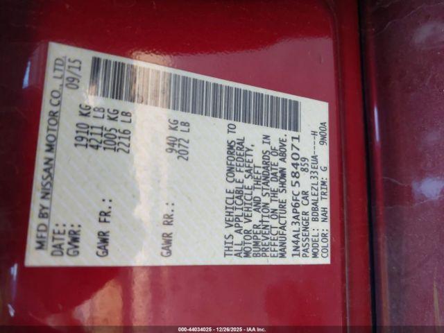 Nissan Altima 2.5 S Image 14