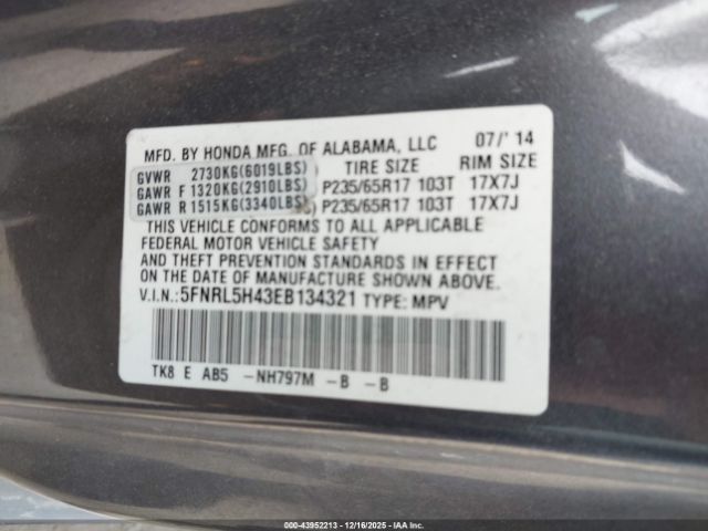 Honda Odyssey Ex Image 13