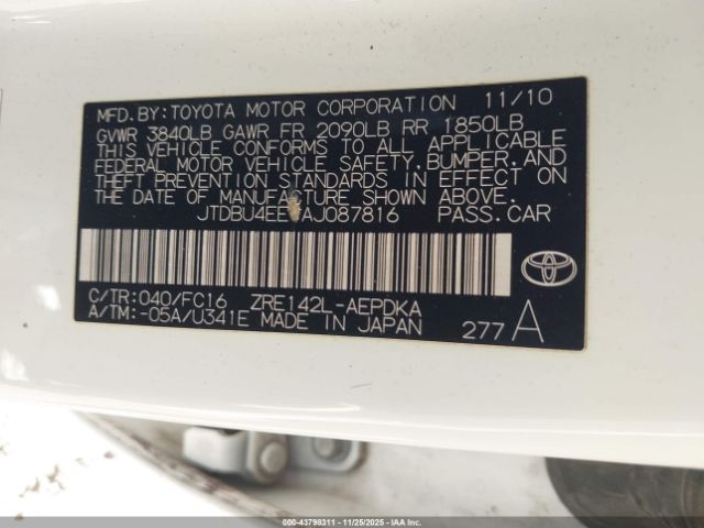 Toyota Corolla Le Image 6