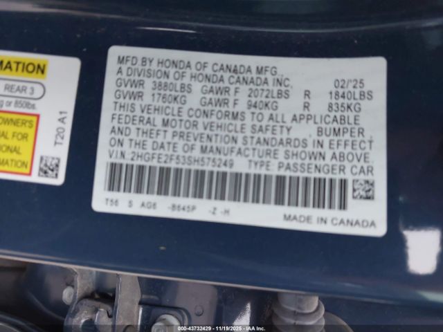 Honda Civic Sport Image 16