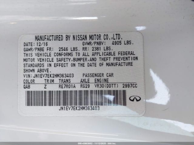 INFINITI Q60 3.0t Premium Image 7