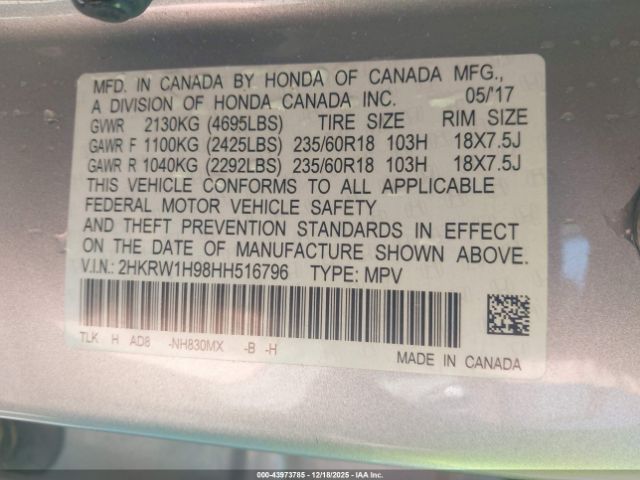 Honda CR-V Touring Image 18