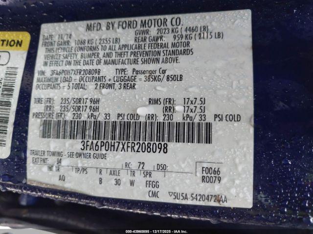 Ford Fusion Se Image 8