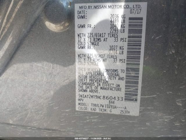 Nissan Rogue S Image 9