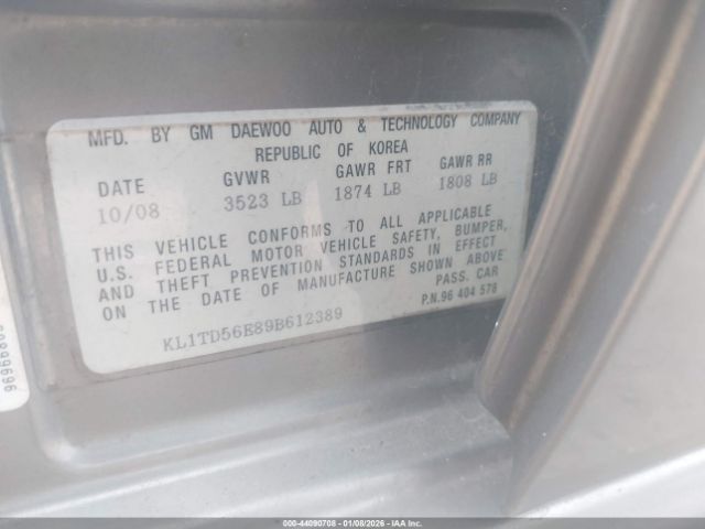 Chevrolet Aveo Lt Image 8